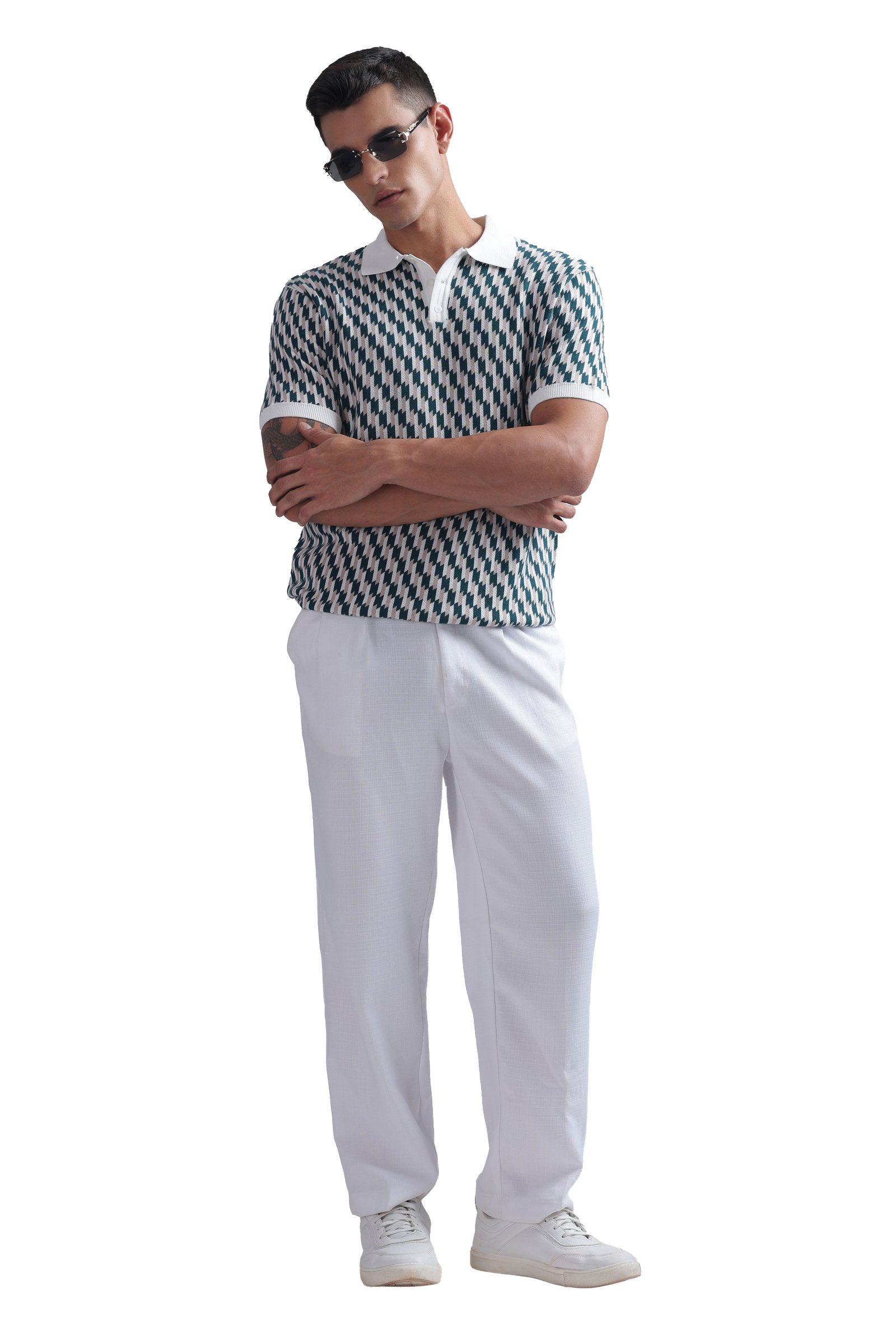 Eterna knitted Polo T-shirt